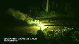 SE422 Green Strobe w/ E-Match (30sec)