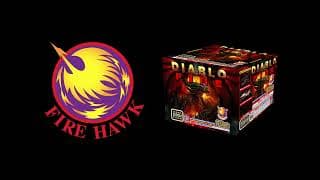 MX172 Diablo Fire - 16 shot 350 Gram - Firehawk Fireworks