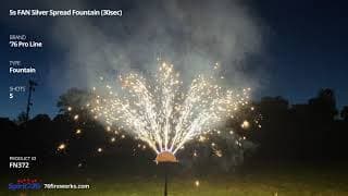 FN372 5-shot FAN Silver Spread Fountain (30sec) - '76 Pro Line