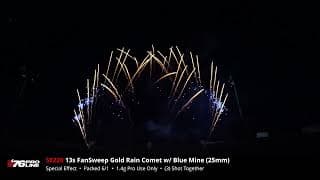 SE220 13s FanSweep Gold Rain Comet w/ Blue Mine 25mm 2024
