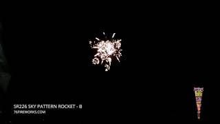 SR226 Sky Pattern Rocket - Firehawk Fireworks