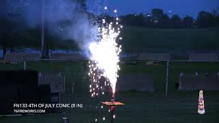FN133 4th Of July Conic (8 in)