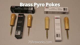 Brass Pyro Pokes - 4mm (FS151), 6mm (FS152)
