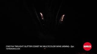 CM215 Twilight Glitter Comet w/ Multicolor Mine - 40mm