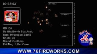 GM100 - Da Big Bomb Box Assortment - Hydrogen Bomb