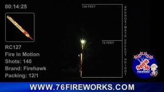 RC127 - Fire in Motion www.76fireworks.com