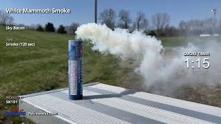 SK101 Mammoth White Smoke (120 sec) - Sky Bacon Fireworks