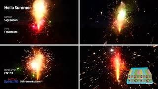 FN153 Hello, Summer - Safe & Sane Fountains - Sky Bacon