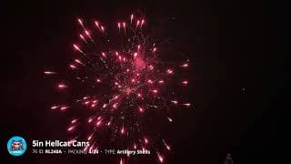 RL240A 5" Hellcat Cans - Premium Artillery Shells by Sky Bacon Fireworks (2024 Production)
