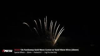 SE223 13s FanSweep Gold Wave Comet w/ Gold Wave Mine (25mm) - '76 Pro Line - 2024 Production