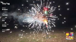 FN466 Tiny Tug - Safe & Sane Fountain - Brothers Fireworks