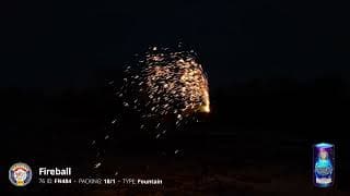 FN484 Fireball - Quiet Fountain - Brothers Pyrotechnics