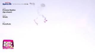 PC146 Princess Skydive - Winda Parachute with Smoke