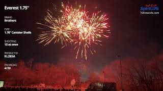 RL285A Everest 1.75in" Canister Shells - Brothers Pyrotechnics