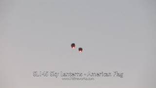 SL145 Sky Lanterns - American Flag