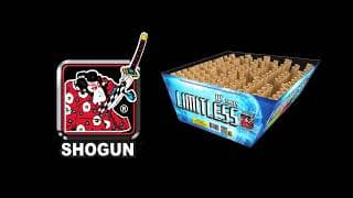 GM774 Limitless - 115 shot 500 Gram - Shogun Fireworks