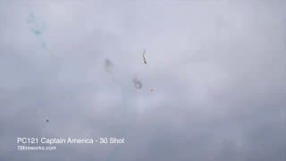 Captain America - 30 Shot Fireworks