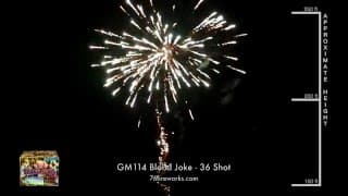 Blond Joke Fireworks - 36 Shot