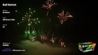 GM866 Bull Market - 42 shot 500-Gram Cake - Brothers Pyrotechnics