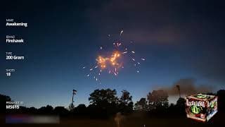 MS615 Awakening - 16 shot 200 Gram Cake - Firehawk