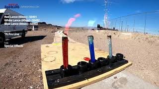 Red, White, & Blue Lance (60sec) Daytime Testing - SE451, SE542, SE453