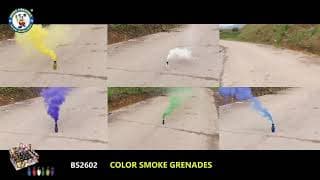 BS2602 COLOR SMOKE GRENADES PANDA FIREWORKS 2020 NEW ITEMS