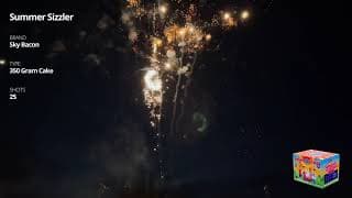 Summer Sizzler - 25 shot 350 Gram - Sky Bacon Fireworks