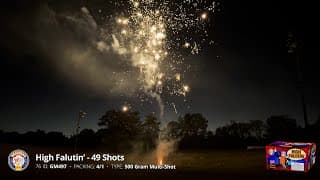 GM497 High Falutin - 49 shot 500 Gram - Brothers Pyrotechnics 2024 Production