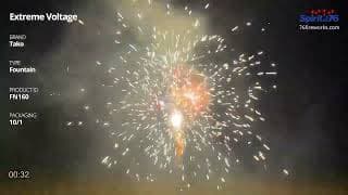 FN160 Extreme Voltage Fountain - Tako Pyrotechnics