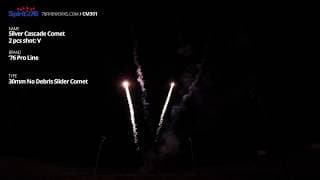 CM301 Silver Cascade Comet (30mm No Debris Slider) - 76 Pro Line