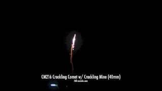 CM216 Crackling Comet w/ Crackling Mine (40mm)