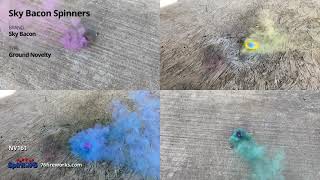 NV161 Sky Bacon Spinners - Plastic Smoking Novelties