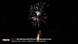 TM115 49s Gold Brocade Mine to Gold Brocade Crown - '76 Pro Line 2024 Production
