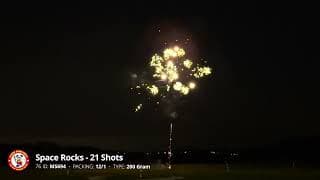 MS694 Space Rocks - 200 Gram Cake - Winda Fireworks 2024