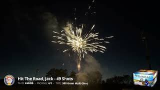 GM498 Hit the Road Jack - 49 shot 500 Gram - Brothers Pyrotechnics 2024 Production